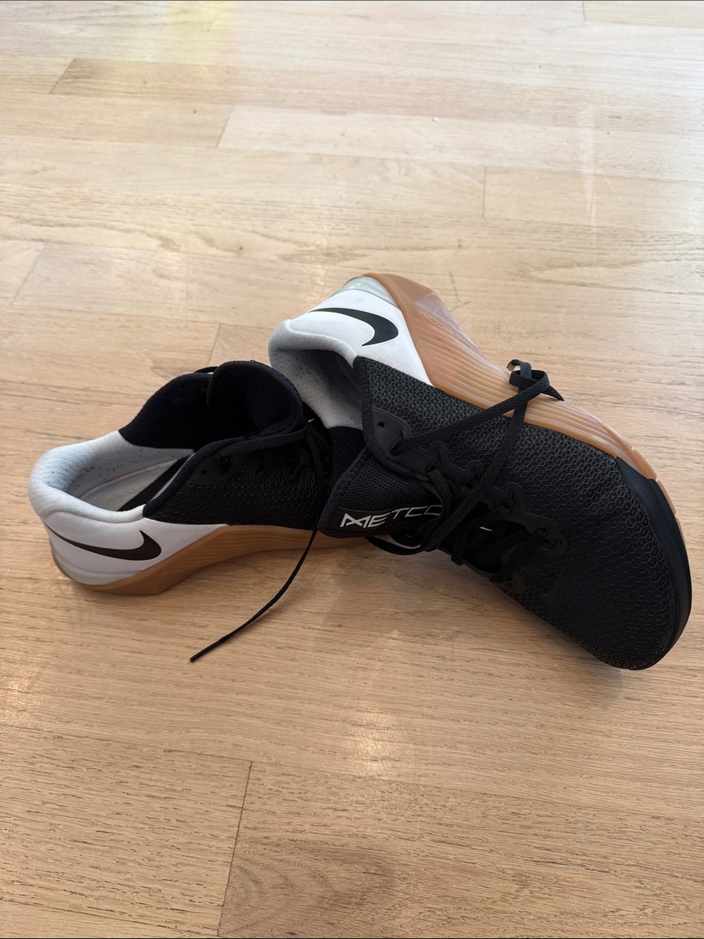 Nike Black White & Gum Metcon Training Shoes